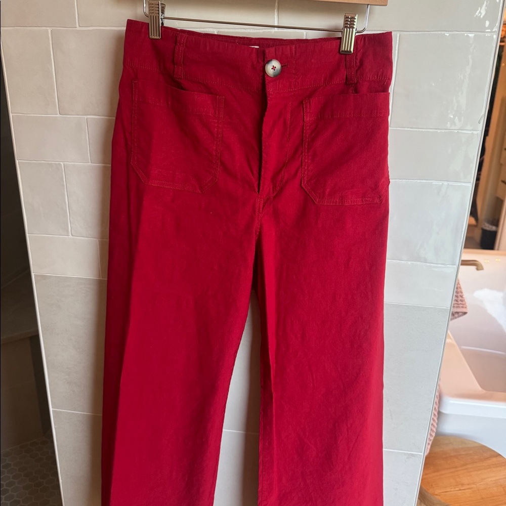 Maeve red jeans. Size 29